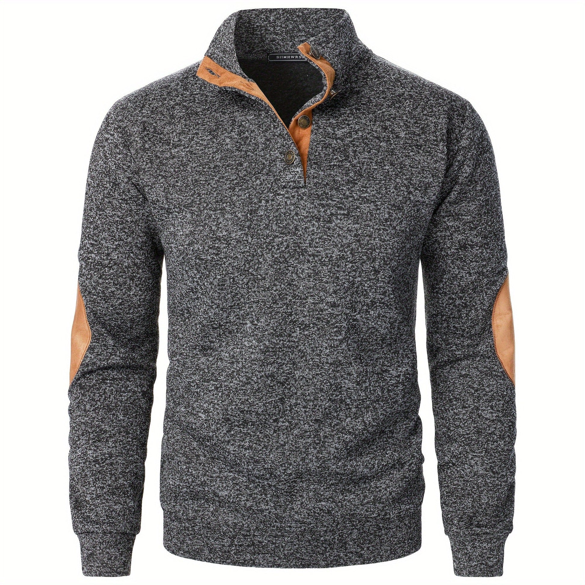 Pull en polyester à col montant hommes du S au 3XL MAEJORKEN