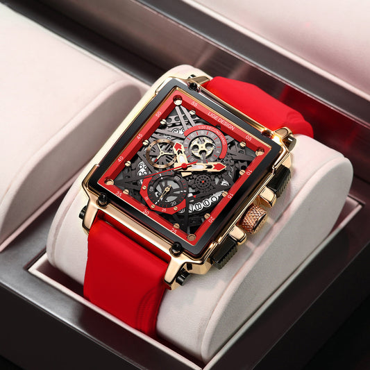 Montre à quartz cadran carré ( boitier non inclus ) MAEJORKEN
