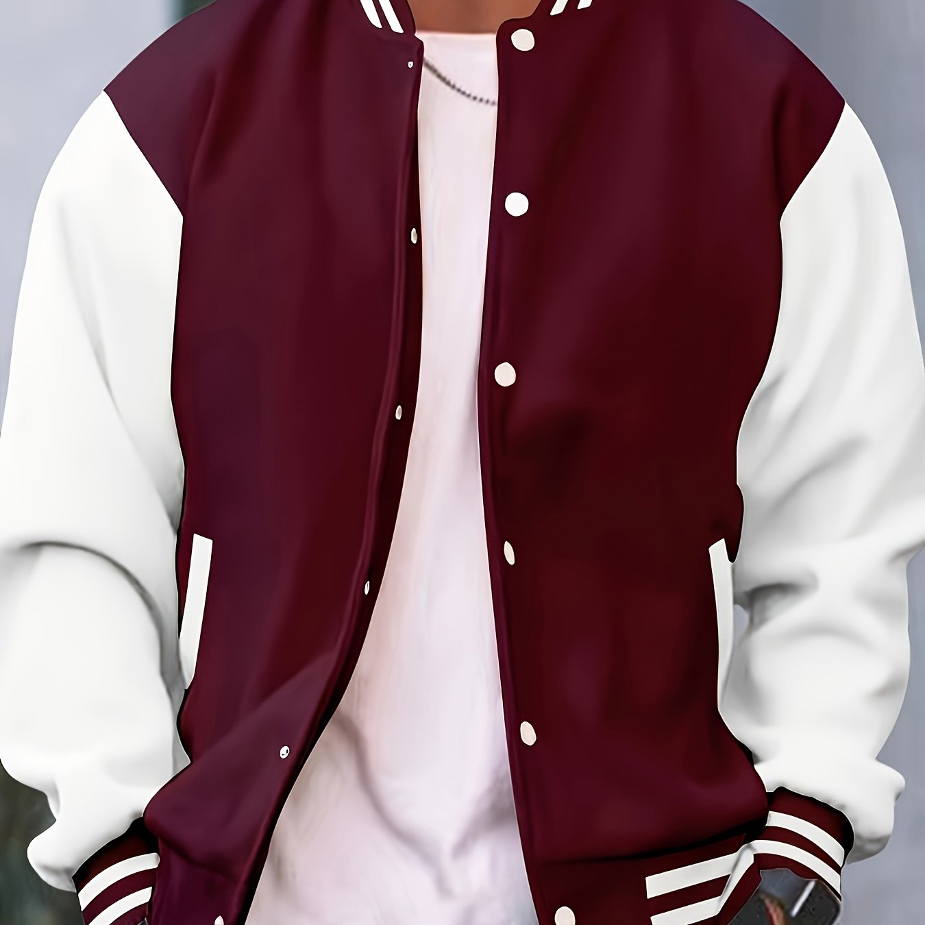Veste de baseball avec poche du S au 3XL