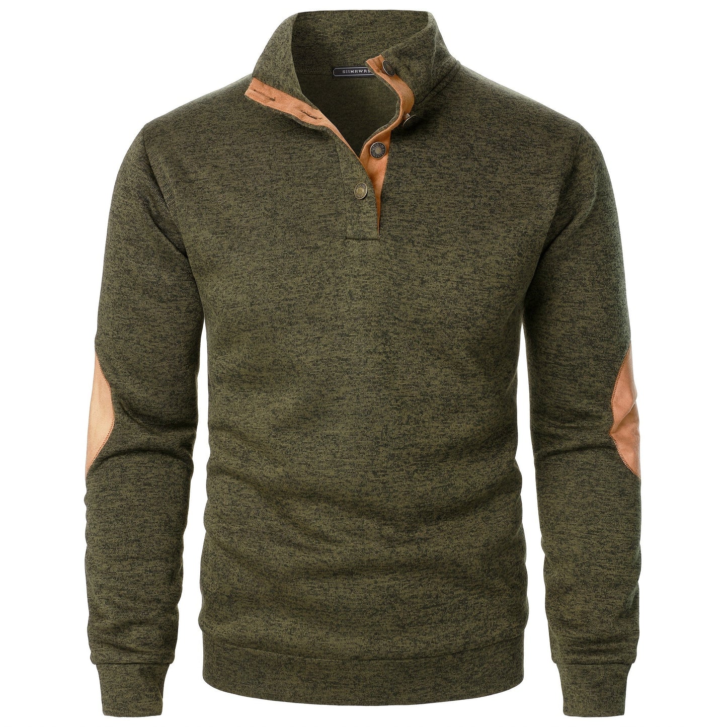 Pull en polyester à col montant hommes du S au 3XL MAEJORKEN