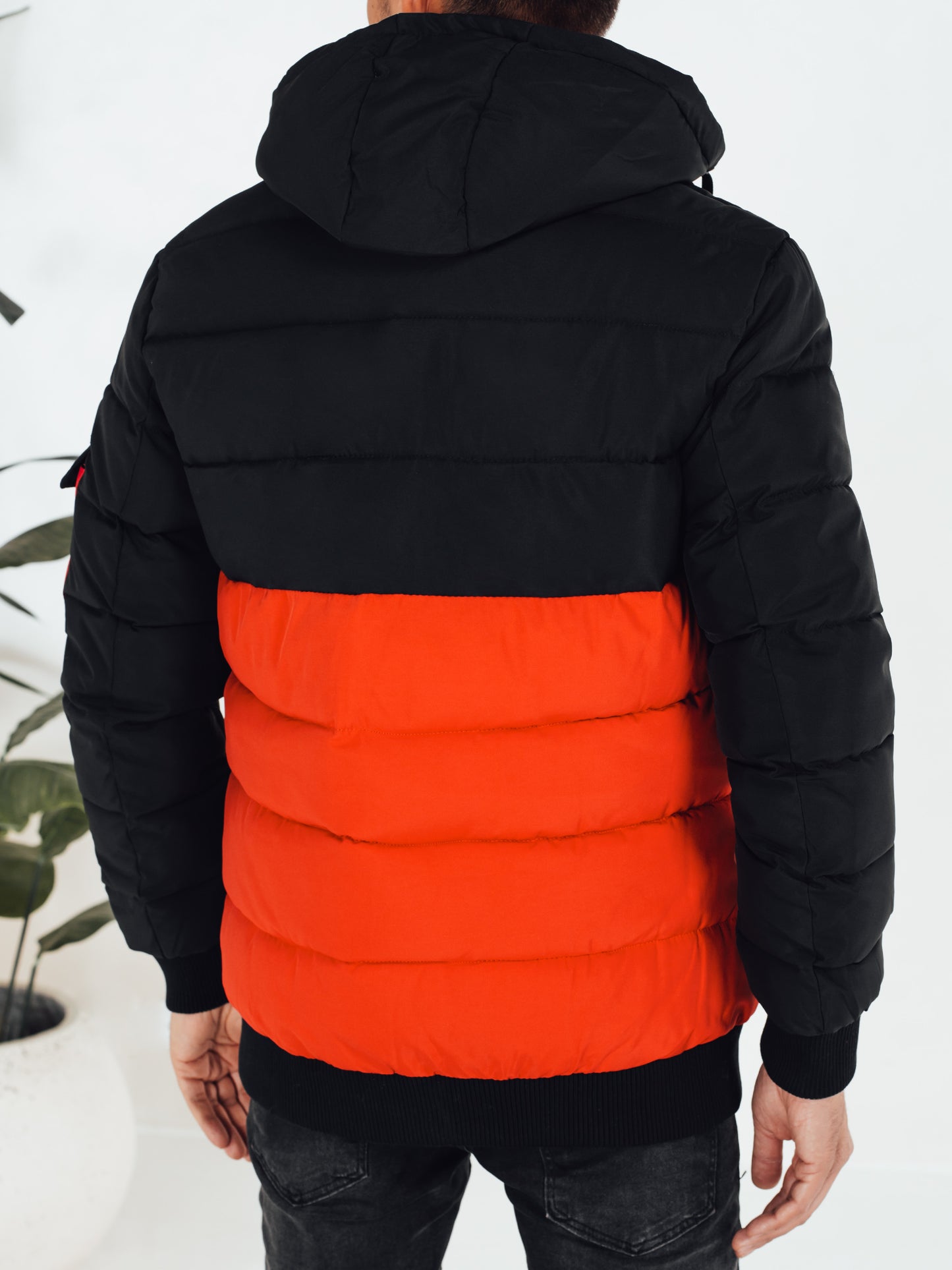 Veste matelassée d hiver pour hommes à capuche amovible du S au 2XL