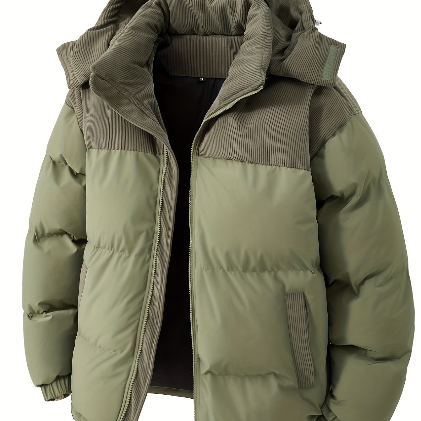 Veste en velours côtelé épais pour hommes du S au 2XL