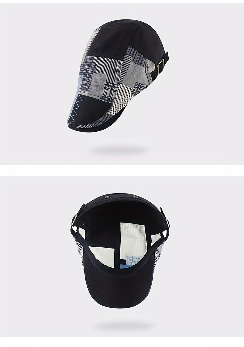 Casquette gavroche patchwork 100 % coton réglable 56-60 cm MAEJORKEN