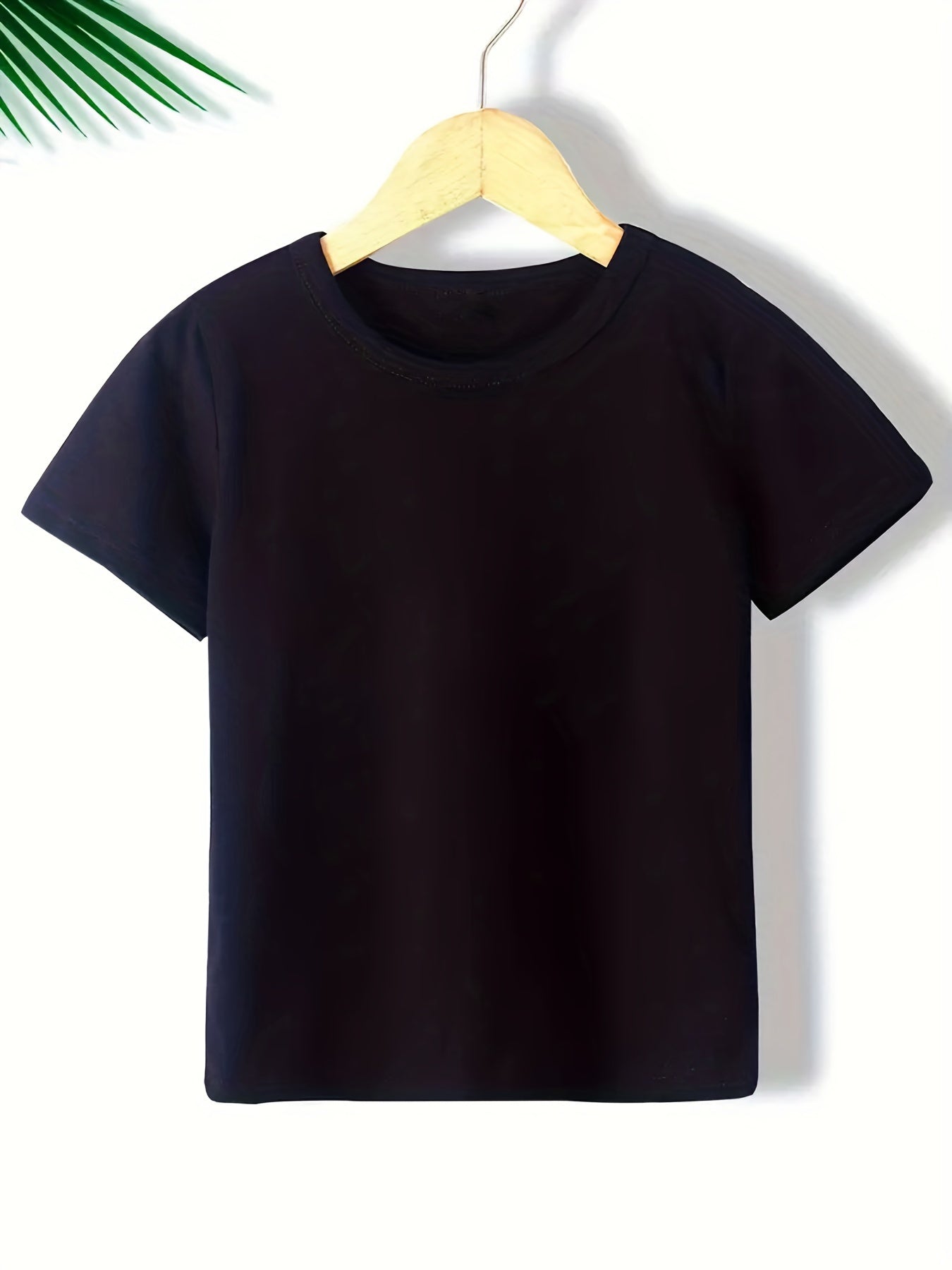 T-shirt uni fille du 1 an au 8 ans