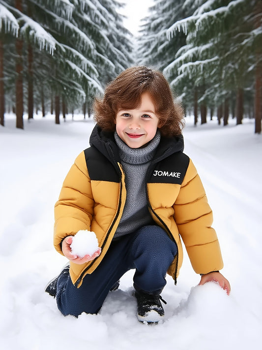 Blouson d hiver à capuche garçons du 4 au 12 ans MAEJORKEN