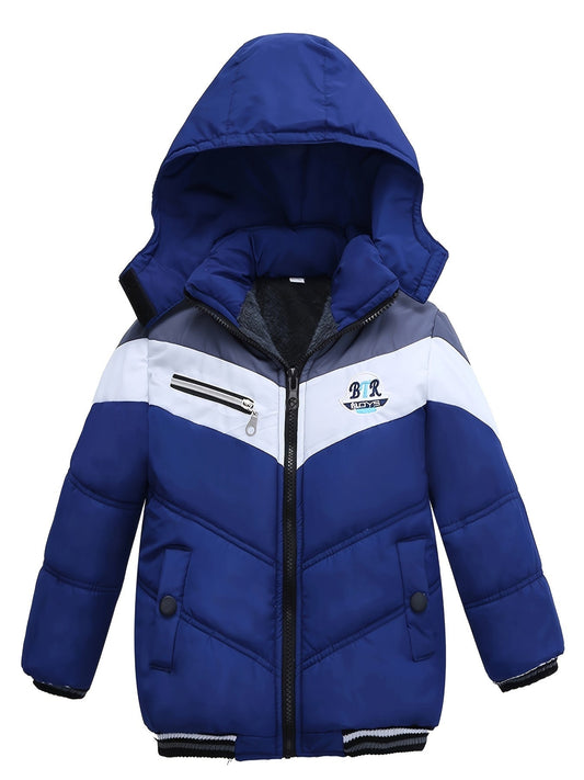 Manteau à capuche chaud pour garçons du 2 au 6 ans MAEJORKEN
