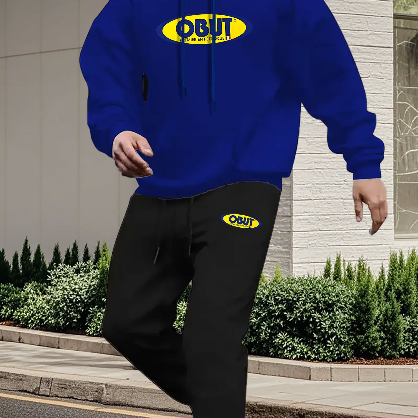 Ensemble sweat à capuche et pantalon de survêtement imprimé ( obut ) du S au 2XL MAEJORKEN