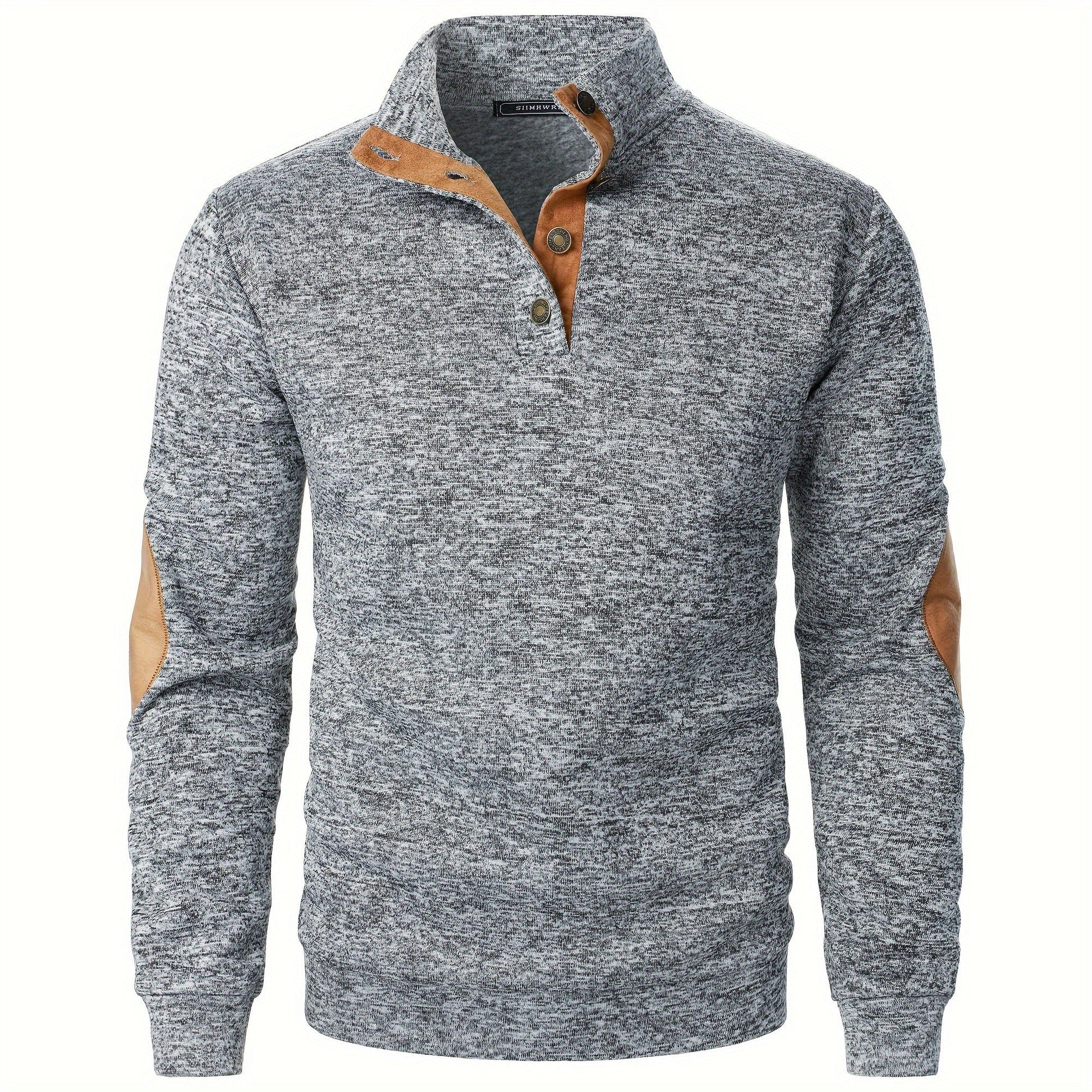 Pull en polyester à col montant hommes du S au 3XL MAEJORKEN