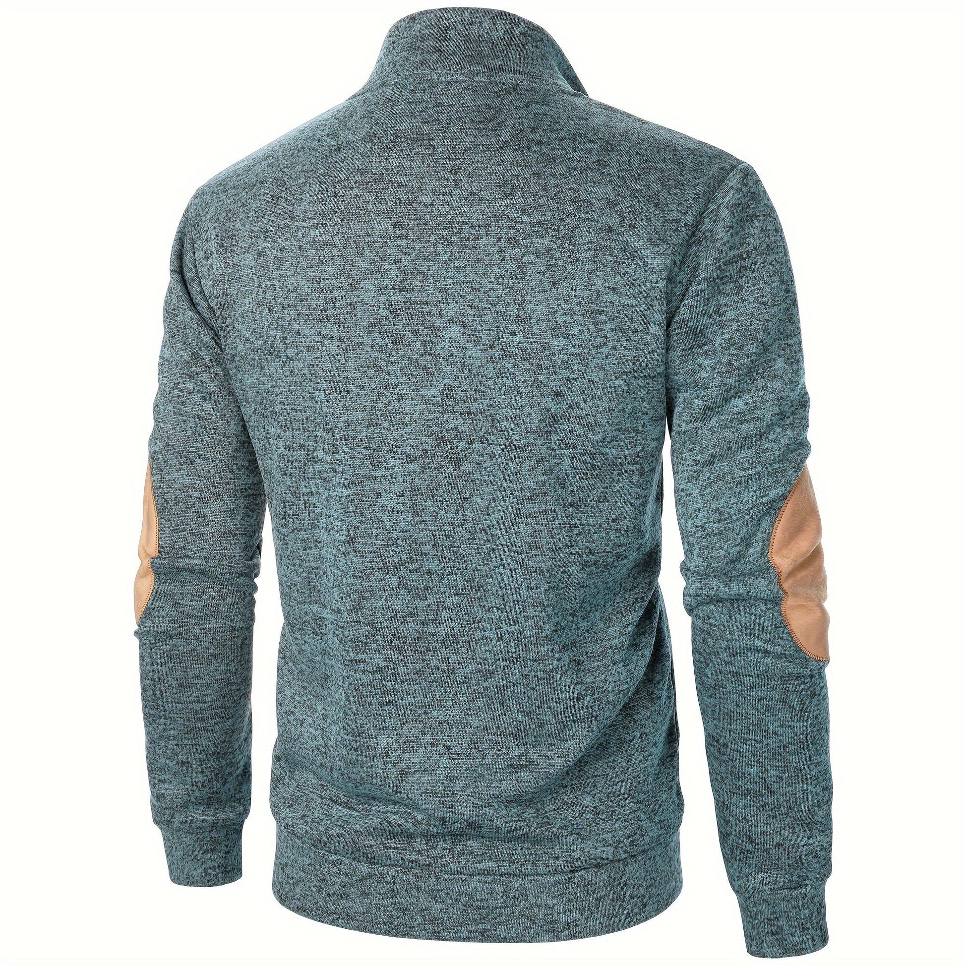 Pull en polyester à col montant hommes du S au 3XL MAEJORKEN