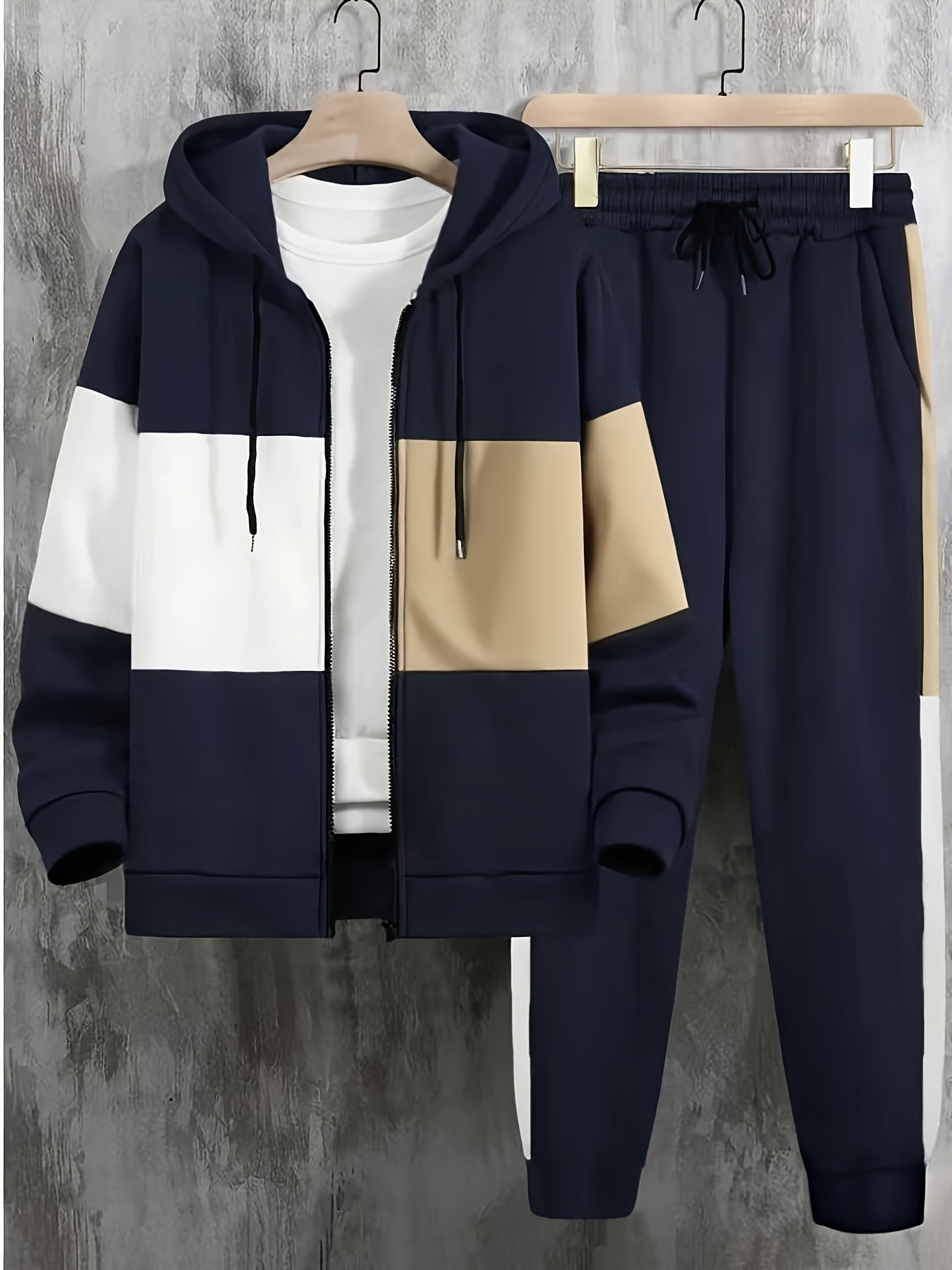 Ensemble survêtement sweat à capuche et pantalon hommes du M au 3XL MAEJORKEN