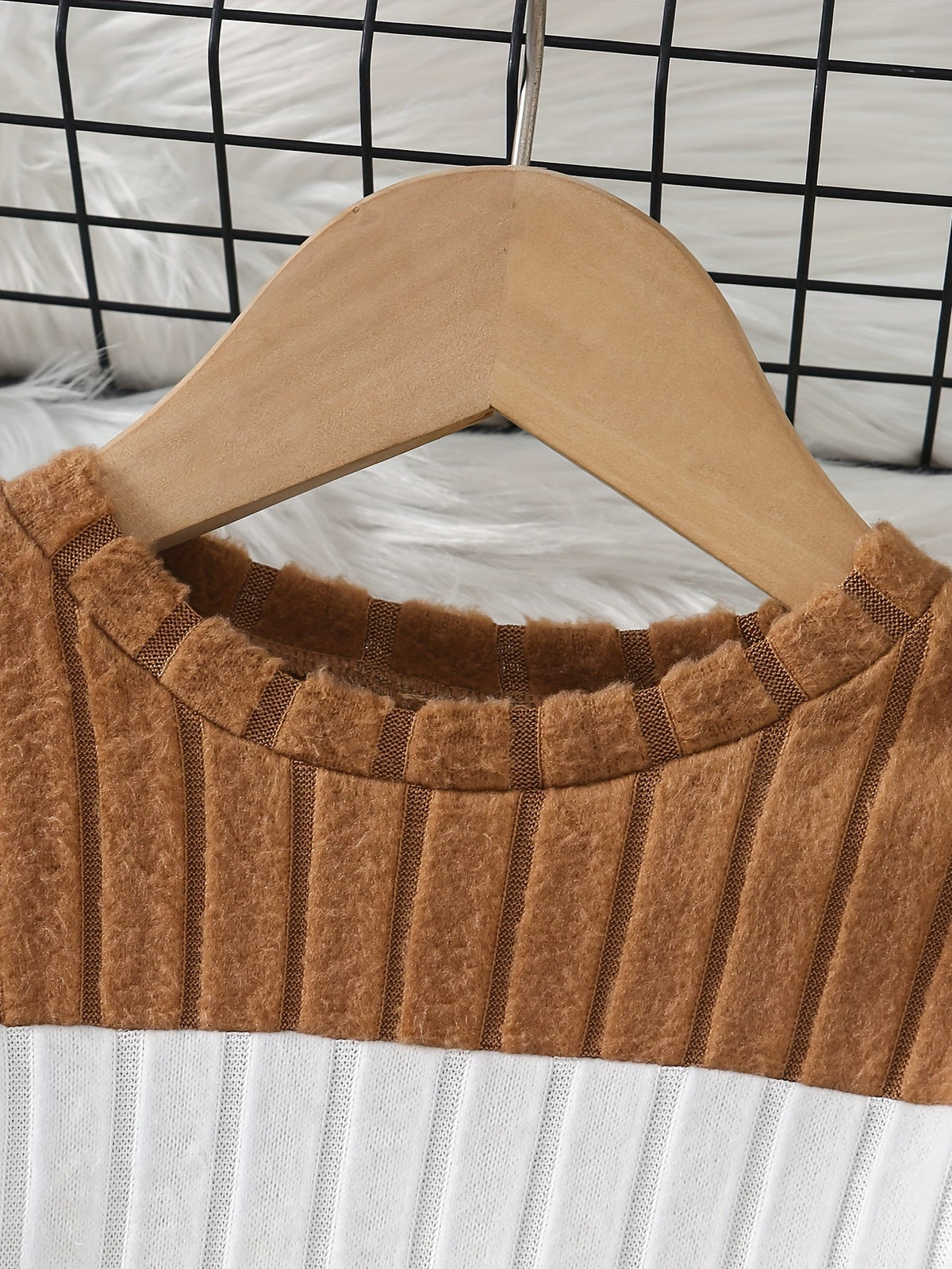 Ensemble haut rayé côtelé à manches longues et pantalon du 6 mois au 3 ans MAEJORKEN
