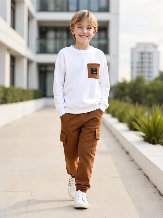 Ensemble sweat et pantalon garçon du 8 au 12 ans