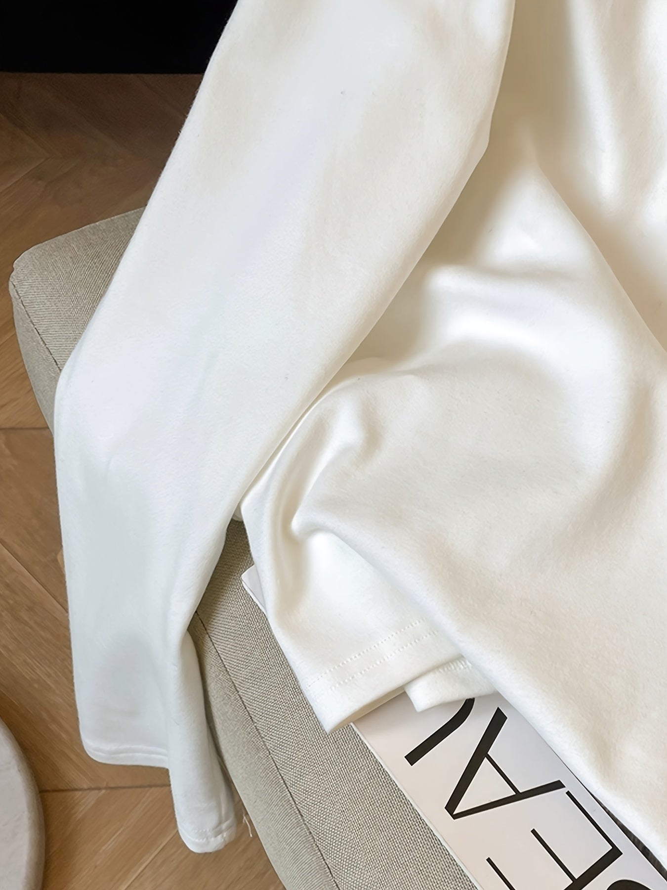 T-shirt blanc à manche longues pour filles du 5 au 14 ans MAEJORKEN