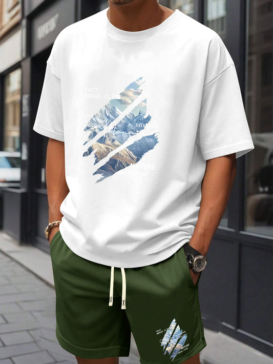 Ensemble t-shirt et short décontractée du S au 2XL