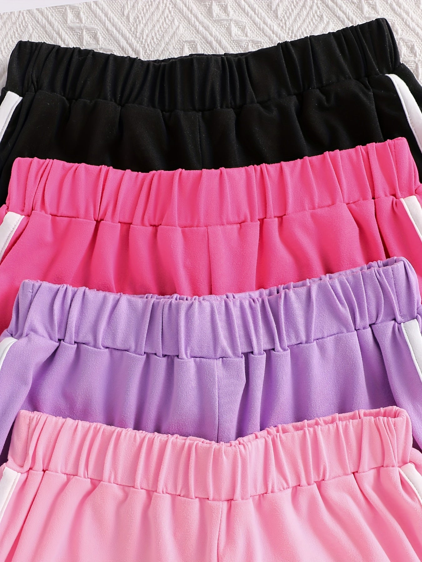 Lot de 4 shorts pour filles de 8 à 12 ans