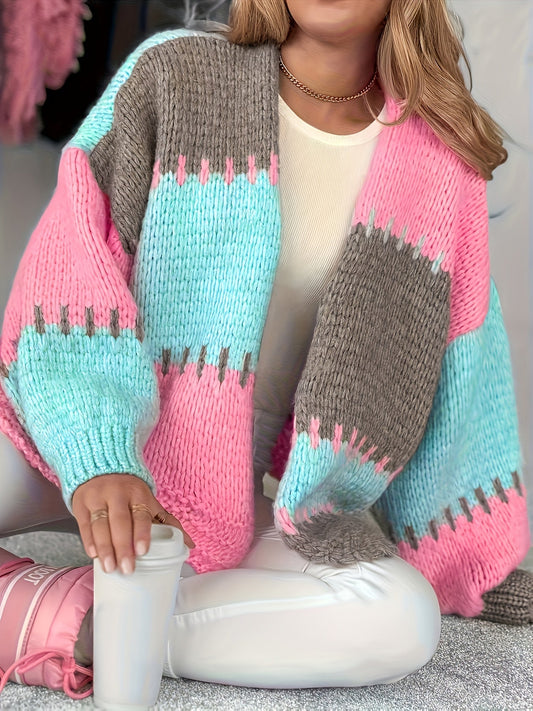Veste patchwork bloc de couleur du S au XL MAEJORKEN