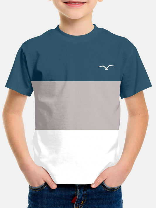 T-shirt rayé pour garçon du 5 ans au 14 ans