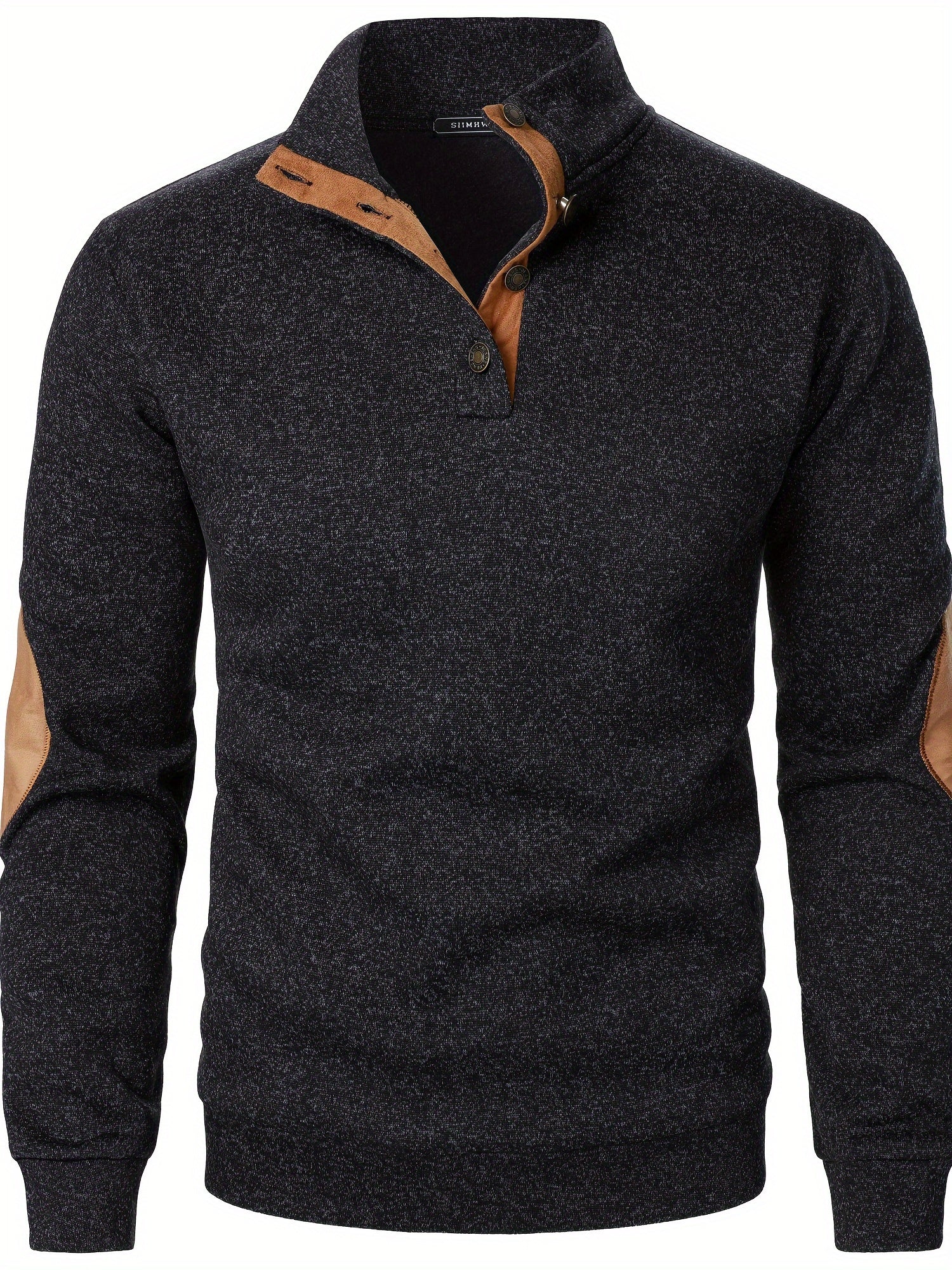 Pull en polyester à col montant hommes du S au 3XL MAEJORKEN
