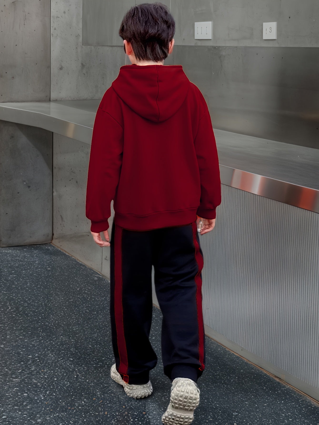 Ensemble 2 pièces sweat à capuche et pantalon de survêtement garçons du 8 au 14 ans MAEJORKEN