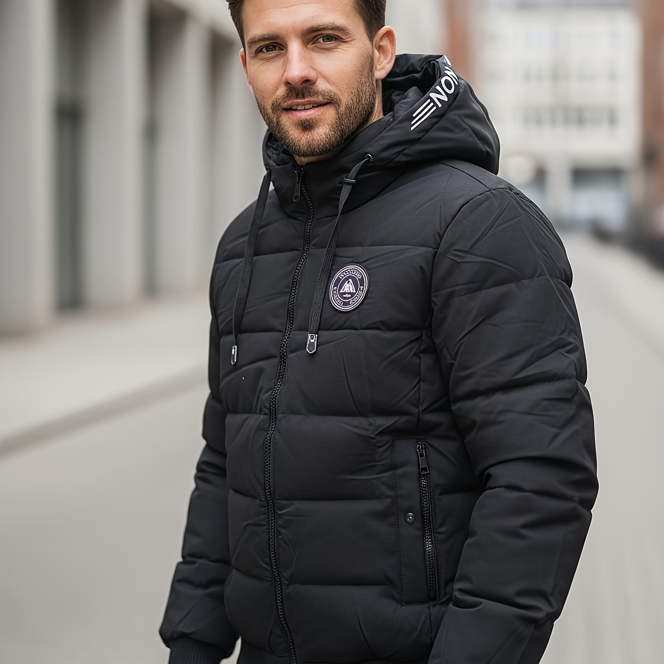 Blouson chaud à capuche d hiver du S au 2XL