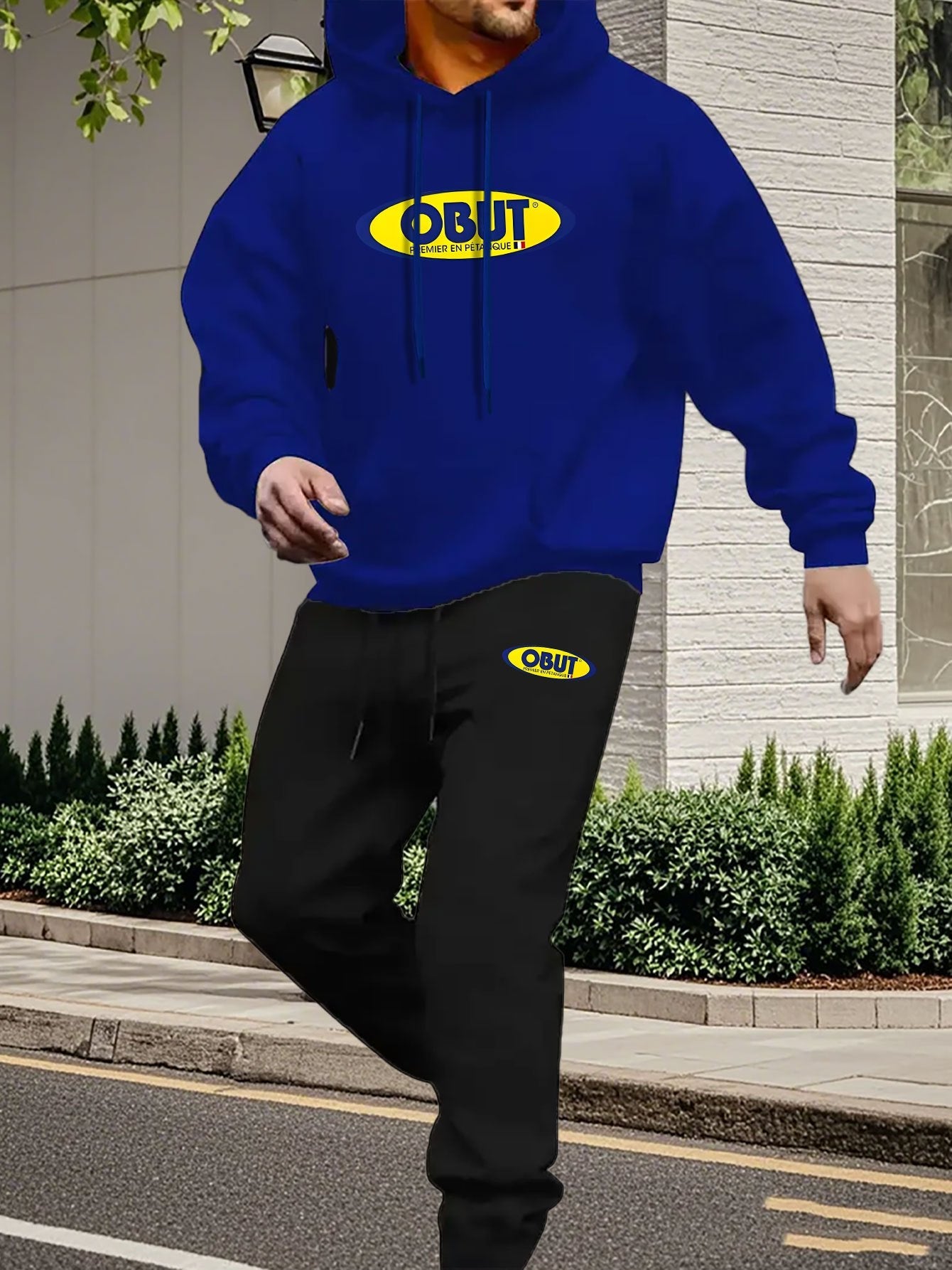 Ensemble sweat à capuche et pantalon de survêtement imprimé ( obut ) du S au 2XL MAEJORKEN