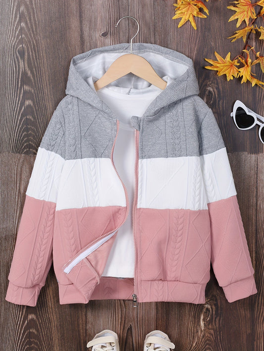 Veste en maille patchwork filles du 7 au 14 ans MAEJORKEN