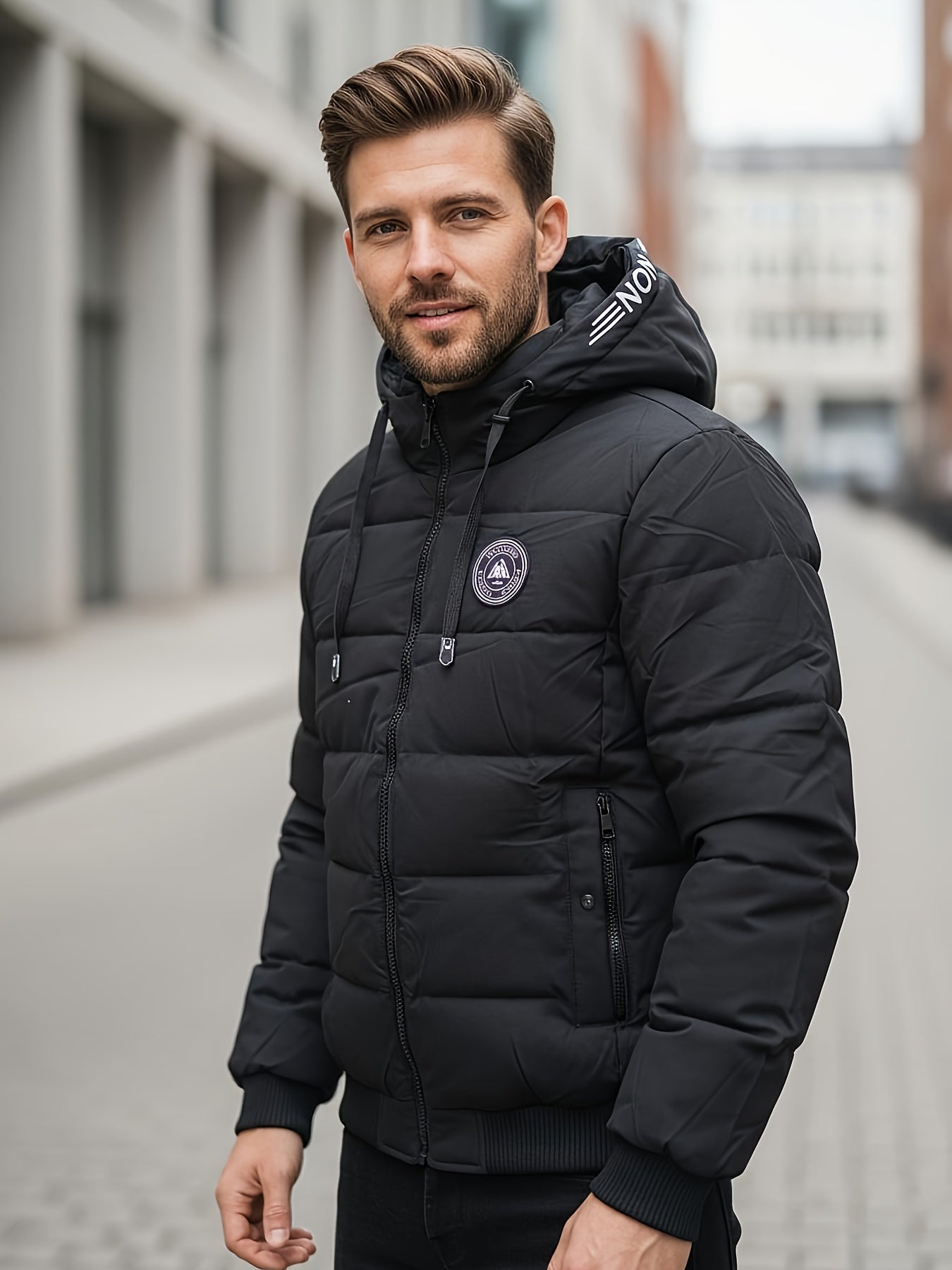 Blouson chaud à capuche d hiver du S au 2XL