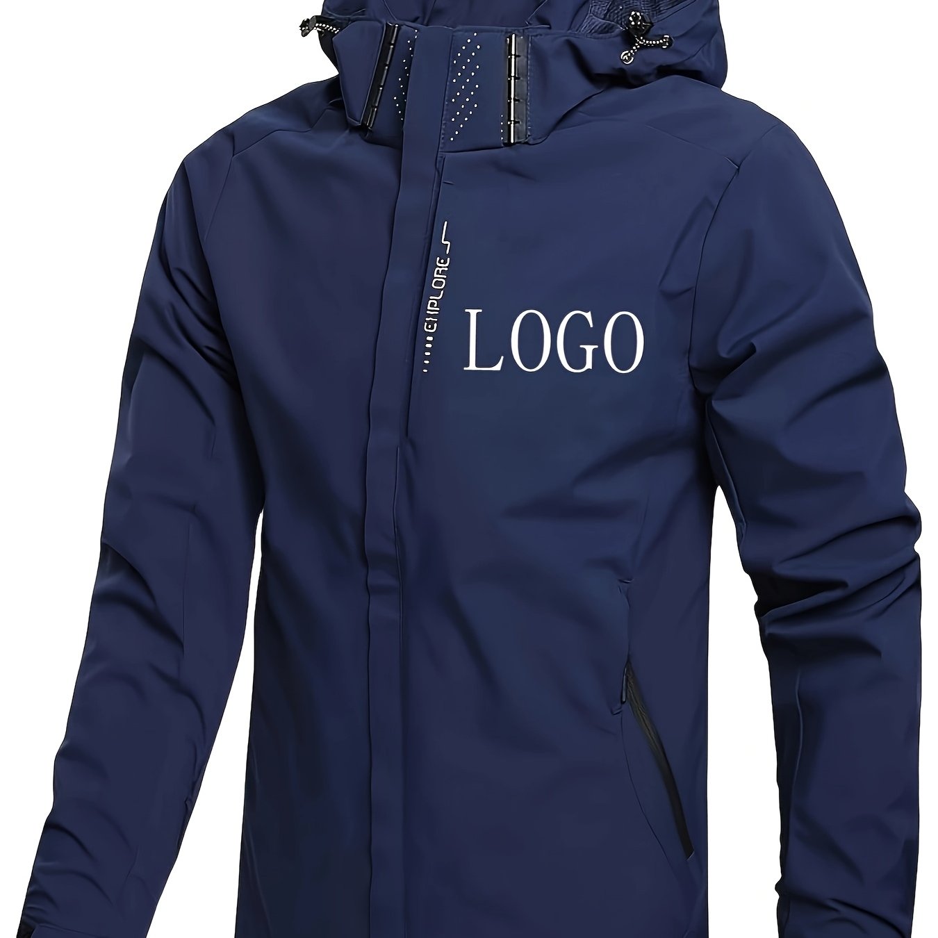 Blouson à capuche logo personnalisé du S au 3XL