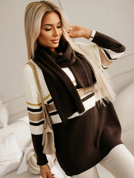 Pull + écharpe du XL au 3XL MAEJORKEN