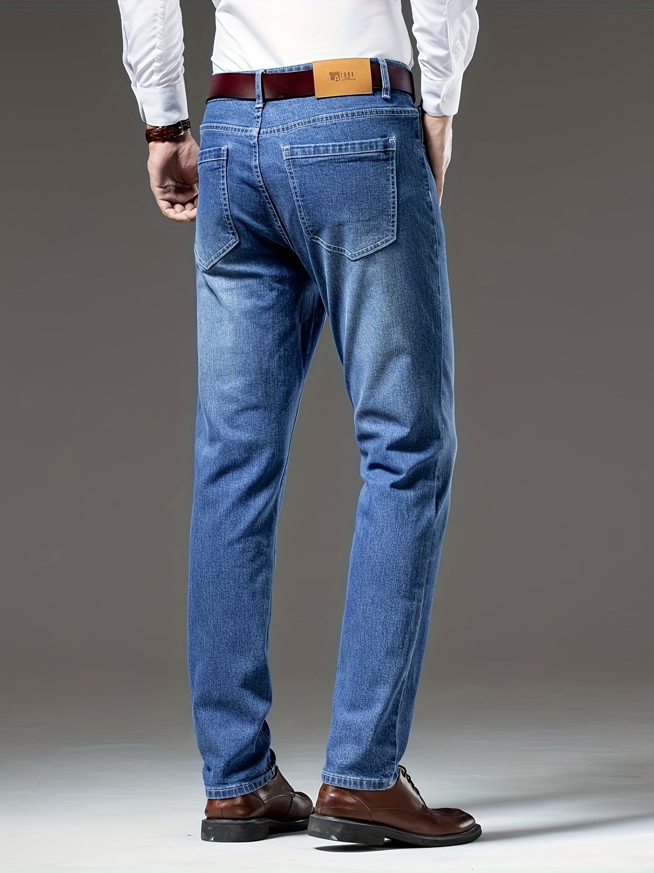 Jeans léger bleu royal du S au 3XL