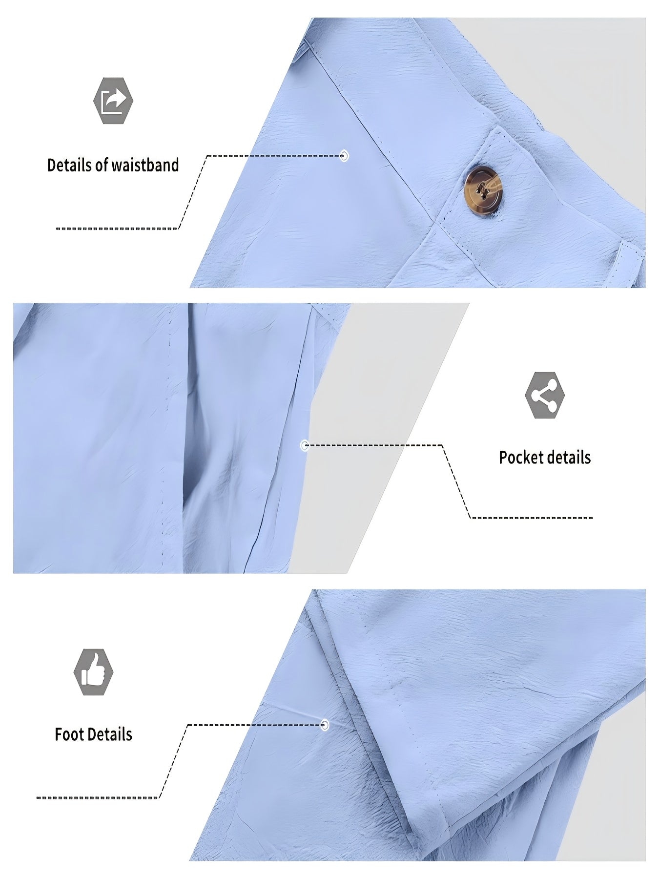 Men's Linen Suit Pants - Heavy-Duty Non-Stretch All-Season Business & Formal Wear, Light Business Casual Dress Trousers with White Piping (Matching Jacket Required), Versatile for Weddings & Office - Ideal Gift MAEJORKEN