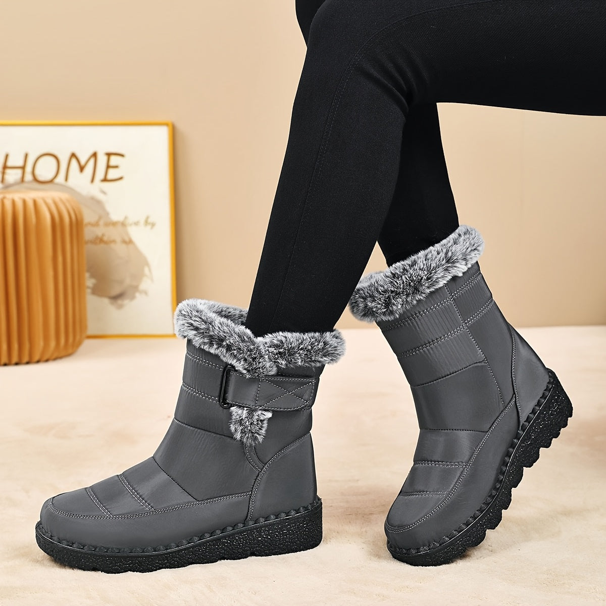 Bottes femmes doublées polaire du 35 au 41 MAEJORKEN