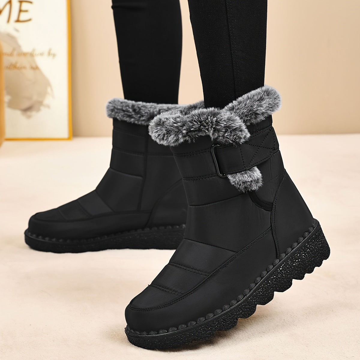 Bottes femmes doublées polaire du 35 au 41 MAEJORKEN