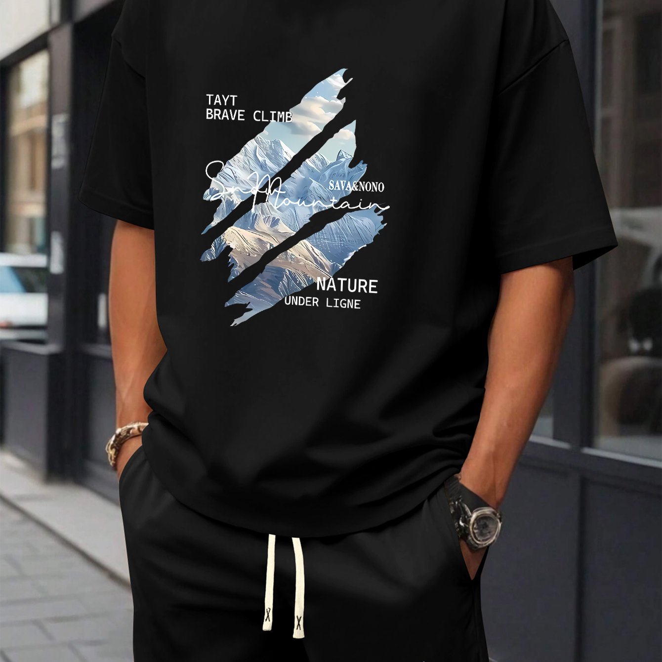 Ensemble t-shirt et short décontractée du S au 2XL