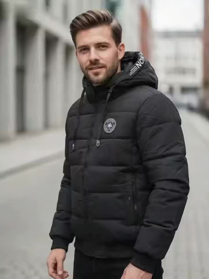 Blouson chaud à capuche d hiver du S au 2XL