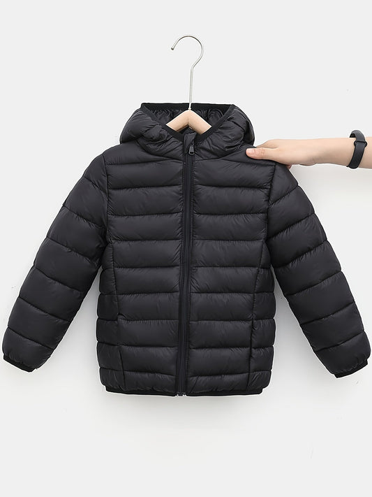 Blouson de couleur unie rembourré pour bébé garçons et filles du 1 ans au 12 ans MAEJORKEN