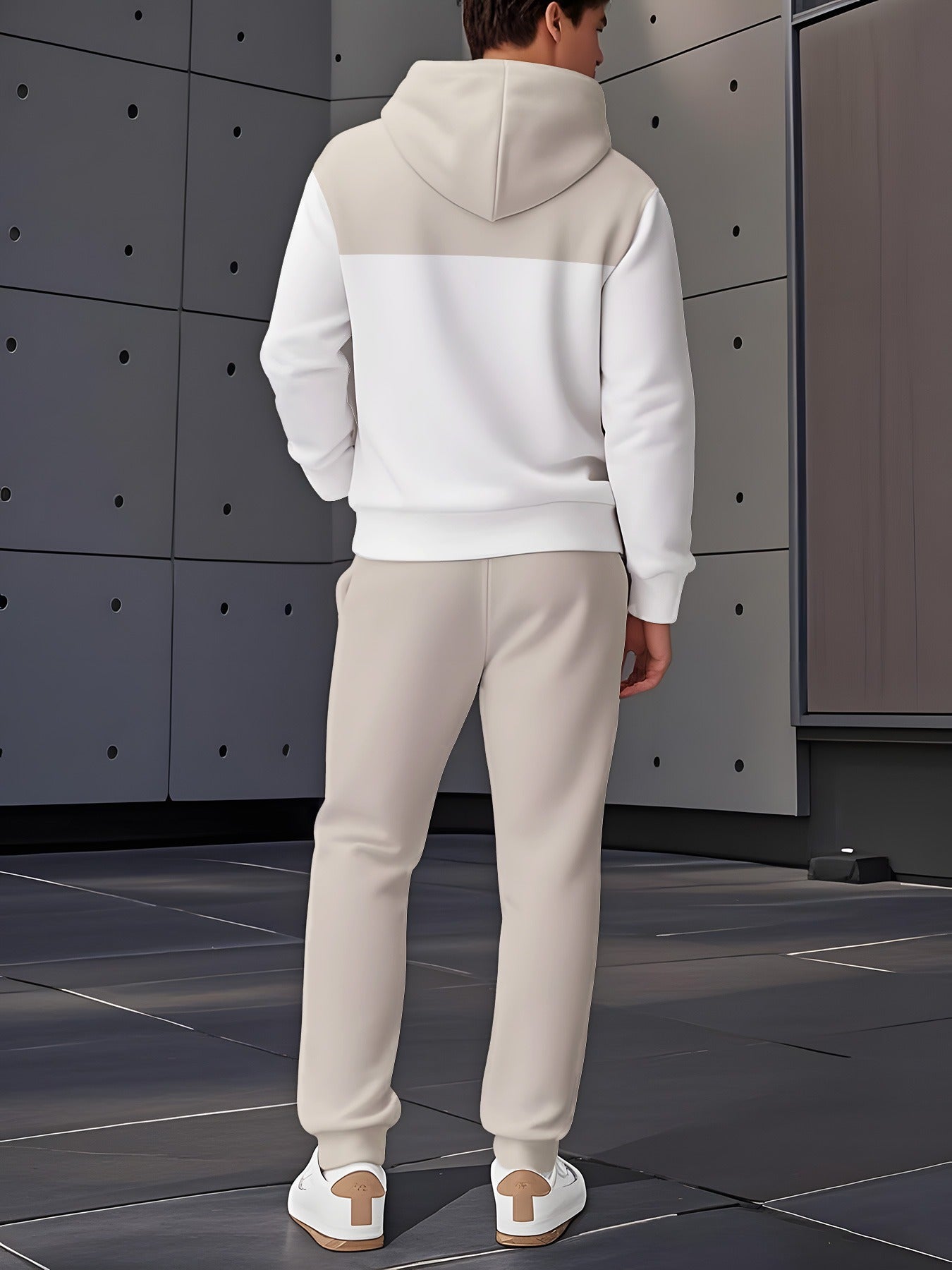 Men'S Casual Hoodie & Sweatpants Set - "Change" Print, with, Perfect for Christmas & Halloween, All-Season Comfort, Regular Fit, Crew Neck, Slight Stretch Fabric, Casual Wear Hoodie | Trendy Casual Hoodie | Comfortable Fit Ho MAEJORKEN