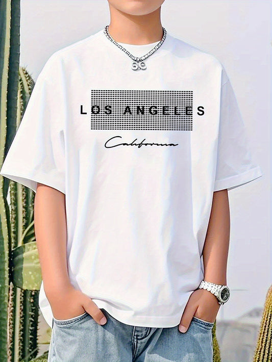 T-shirt imprimé à col rond garçons du 13 au 16 ans MAEJORKEN