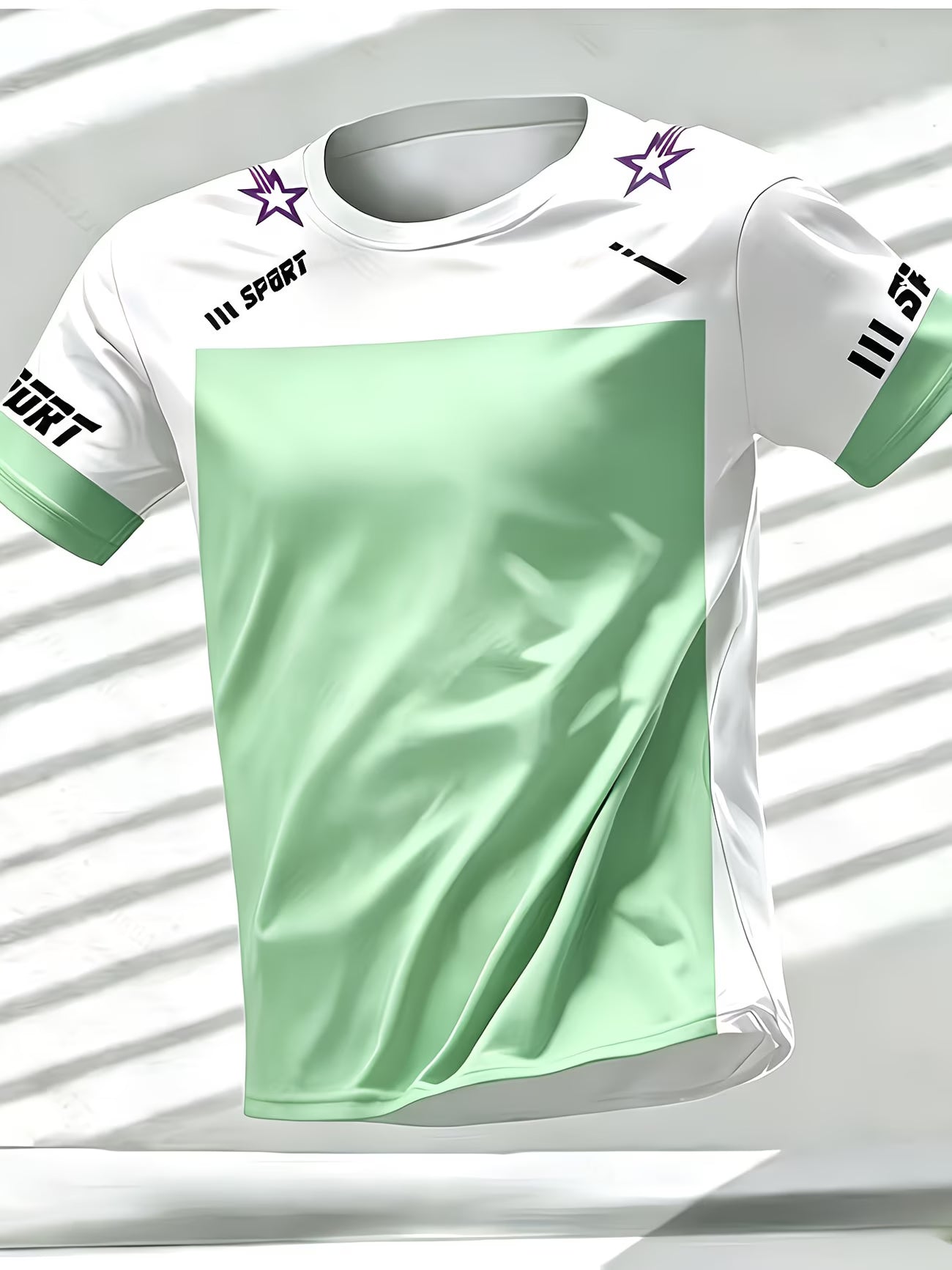 T-shirt d'été respirant à séchage rapide pour homme grande taille du 3XL au 7XL MAEJORKEN