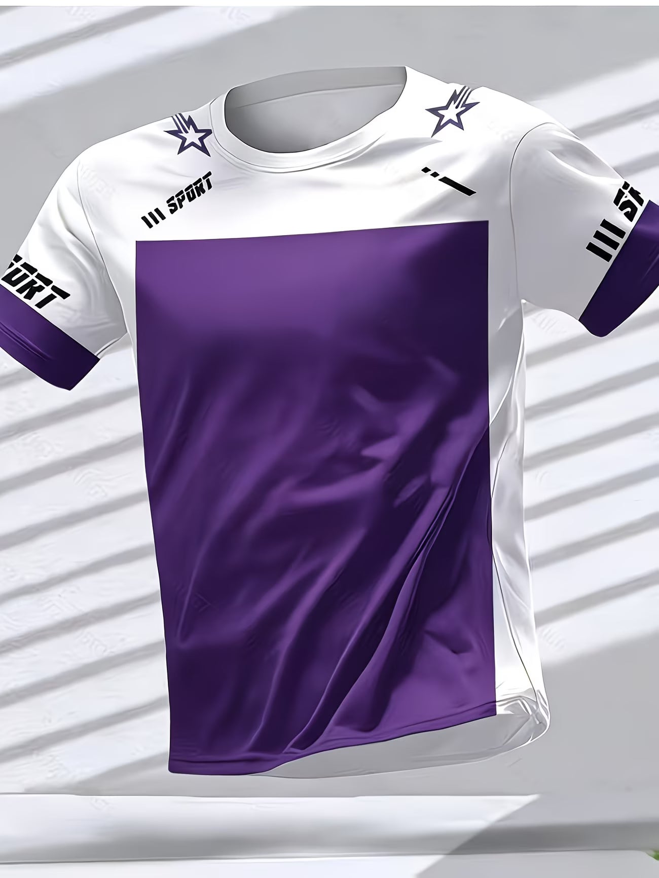 T-shirt d'été respirant à séchage rapide pour homme grande taille du 3XL au 7XL MAEJORKEN