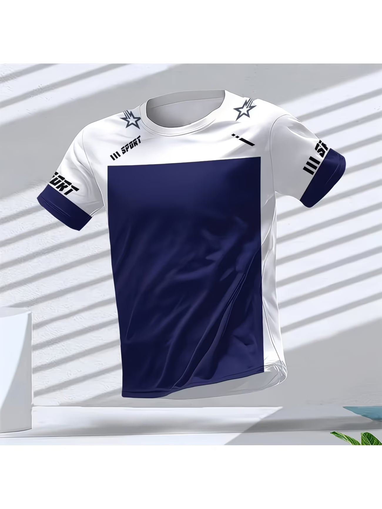 T-shirt d'été respirant à séchage rapide pour homme grande taille du 3XL au 7XL MAEJORKEN