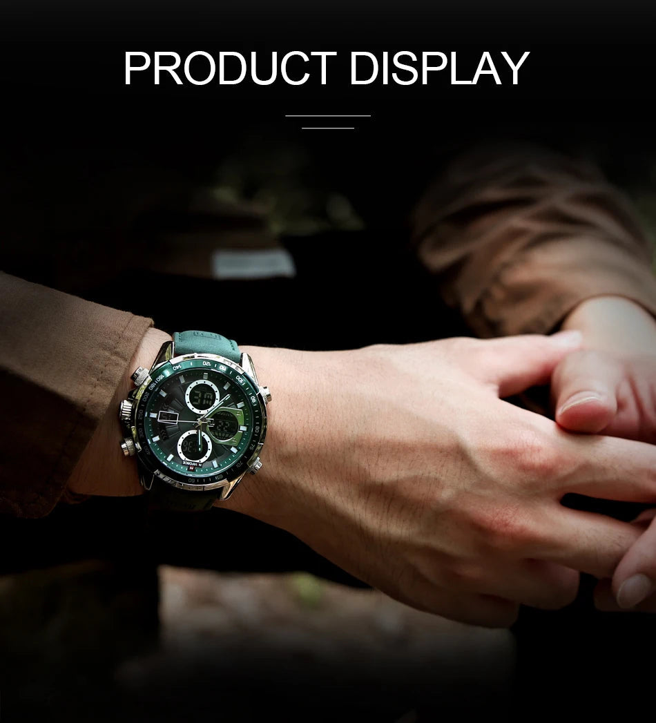 NAVIFORCE montre militaire pour hommes chronographe multifonction sport 3ATM étanche avec alarme affichage jour et Date horloge cadeaux masculins MAEJORKEN