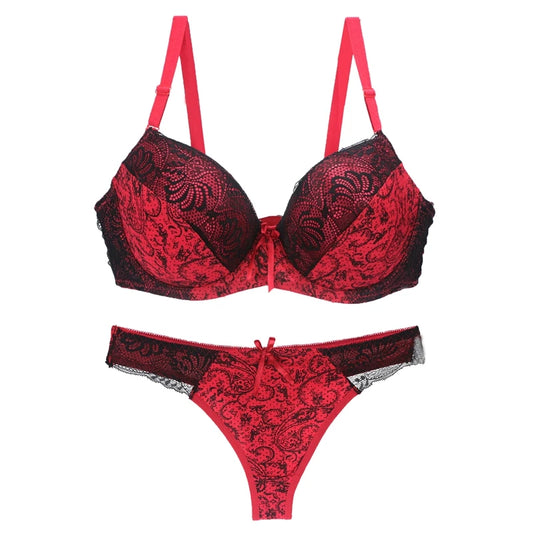 Ensemble soutien-gorge et string brassière en coton du 70B au 100E