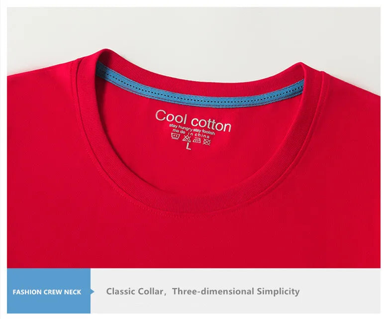 2025 tout nouveau 100% coton hommes T-shirt couleur Pure hommes t-shirts col rond à manches courtes homme T-shirt haut t-shirts pour vêtements masculins MAEJORKEN