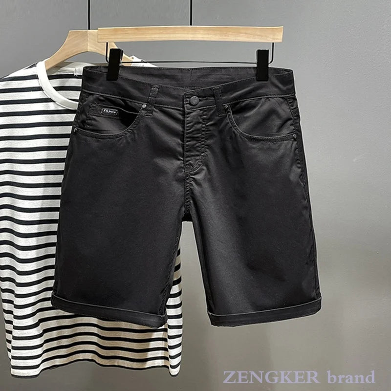 Short d'été grande taille pour hommes, culotte ample surdimensionnée, pantalon moyen, section fine, extensible, en coton, décontracté, 42 44 46 MAEJORKEN