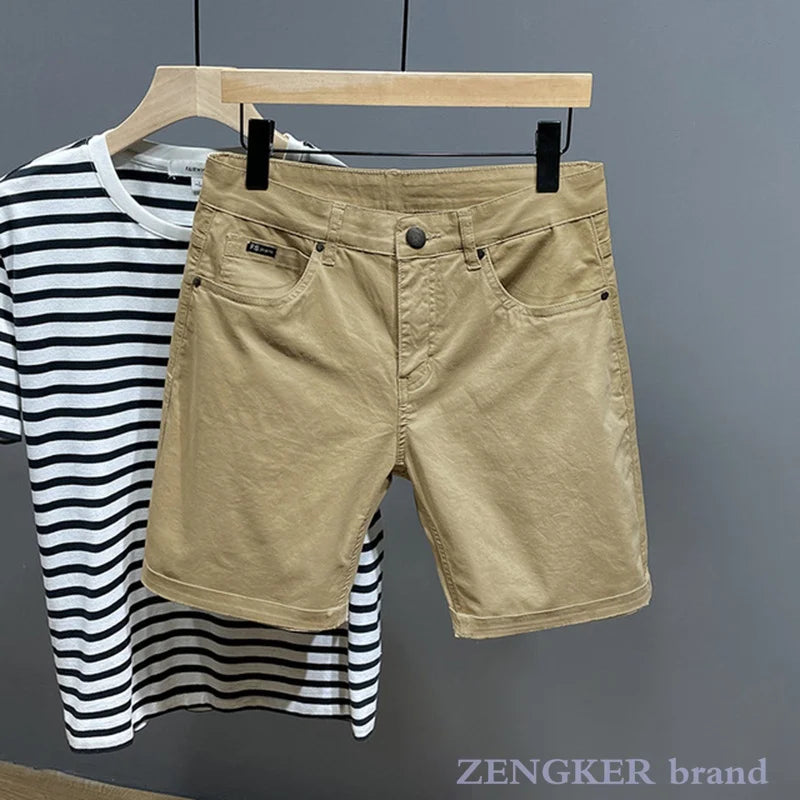 Short d'été grande taille pour hommes, culotte ample surdimensionnée, pantalon moyen, section fine, extensible, en coton, décontracté, 42 44 46 MAEJORKEN