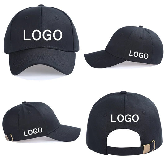 Casquettes de baseball avec logo personnalisé 100% coton