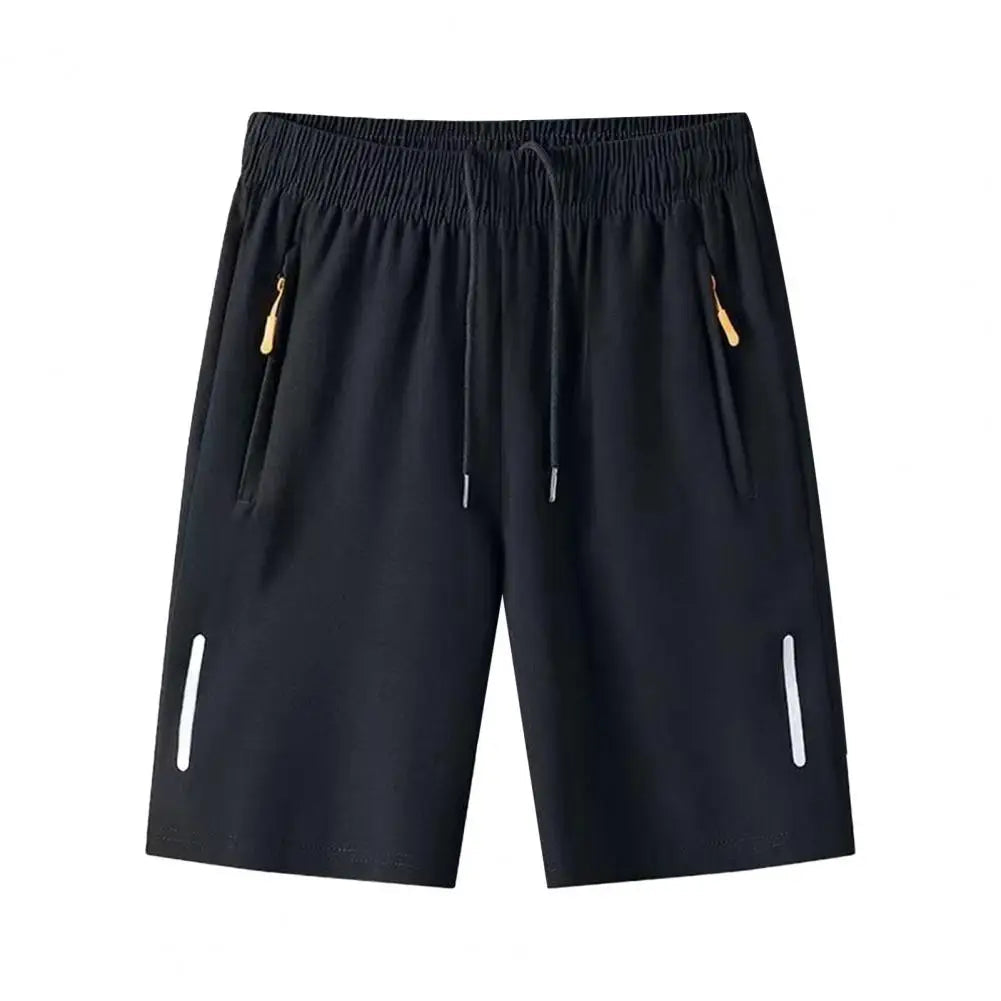 Pantalon court d'été en soie glacée pour hommes, grande taille, Cool, mode masculine, fin, ample, séchage rapide, pantalon de survêtement, Sport décontracté, extensible MAEJORKEN