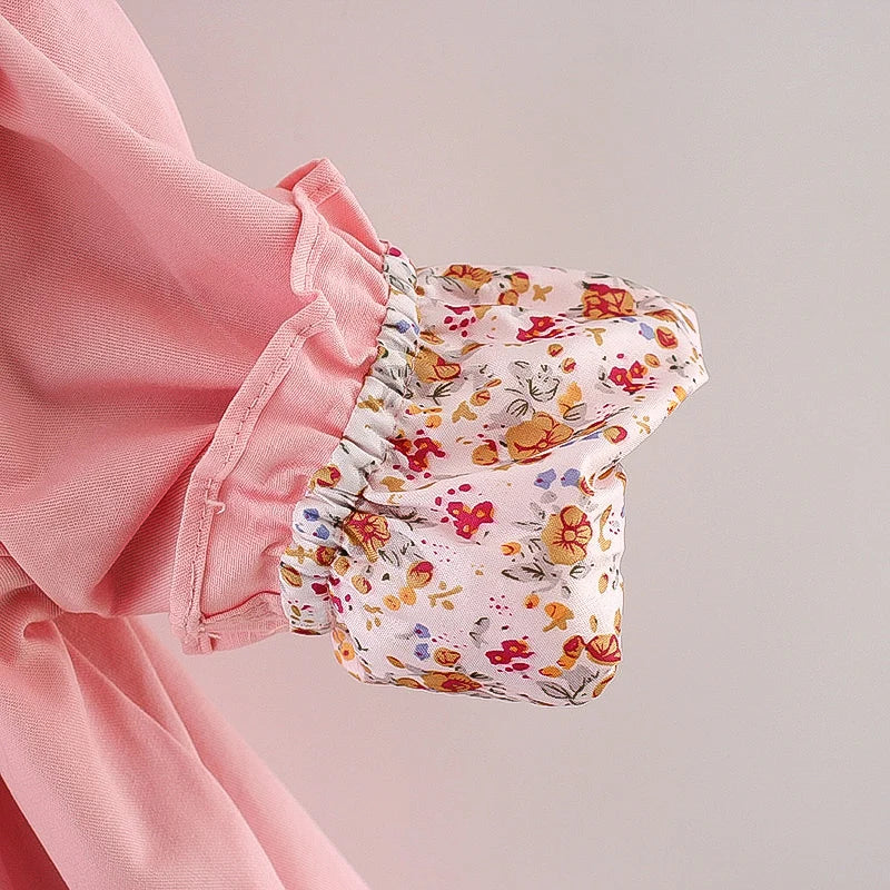 Veste d'automne pour bébé fille de 0 à 3 ans, coupe-vent en coton à manches longues, veste à capuche pour bébé fille MAEJORKEN