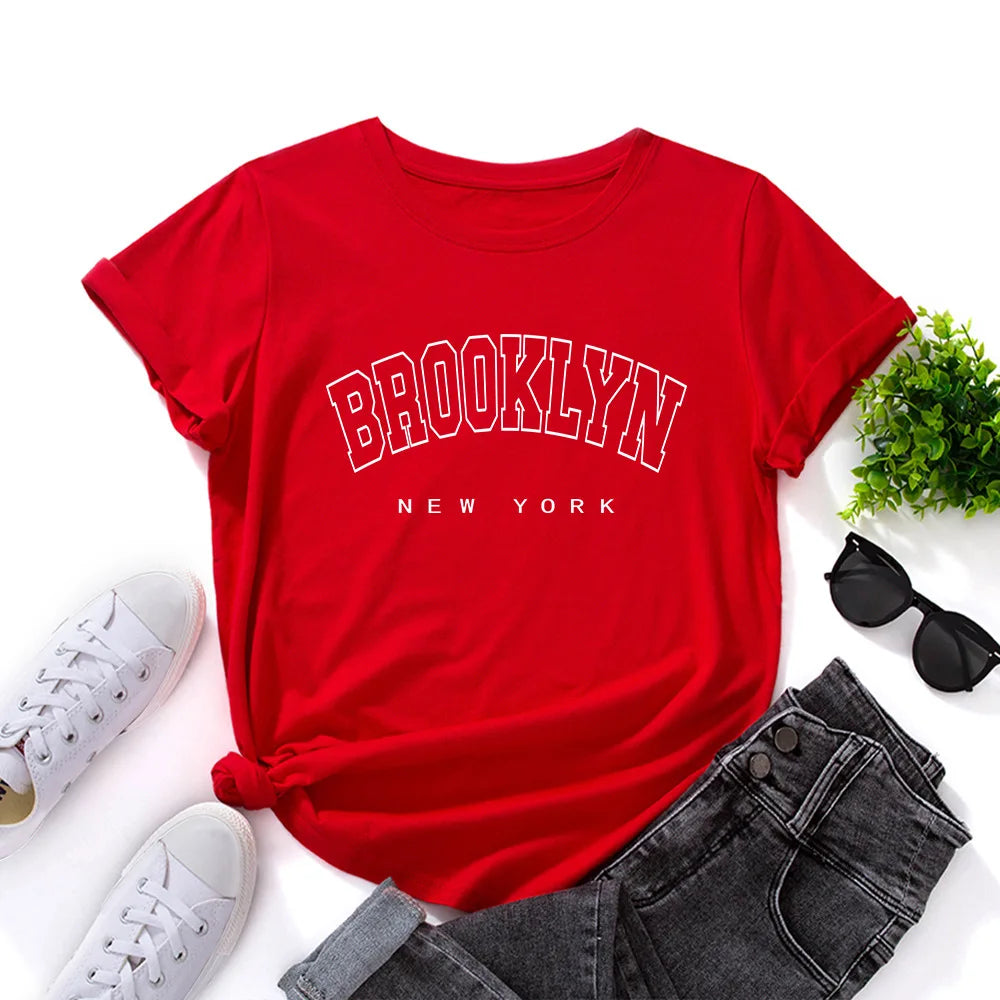 T- shirt manches courtes pour femme ,en coton